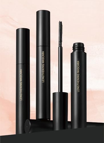 Black Waterproof Mascara with Comb Brush - Volumizing & Smudge-Proof