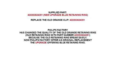 Philips Norelco Retainer Rings for SP9820, SP9860, SP9861, SP9862, SP9863 and More