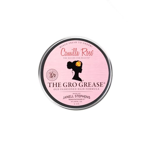 Camille Rose The Gro Grease for Hair Growth Stimulation, Length Retention, and Relief from a Dry, Itchy, Flaky Scalp