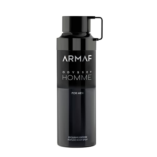 Odyssey Homme Black Body Spray for Men - 6.8 oz