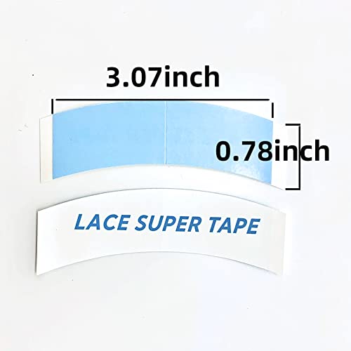 Eumos 40pcs Double Sided Wig Tape Waterproof Lace Front Tape for Wigs Adhesive Tape Strong Hold Clear Wig Tape for Lace Wigs Toupee Hairpiece