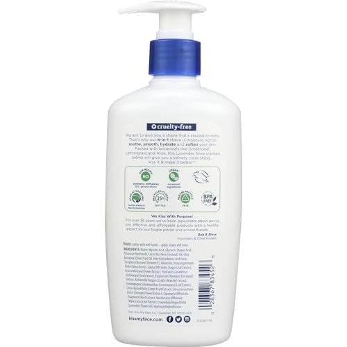 Kiss My Face Moisturising Shave Gel (Lavender & Shea) (11oz) 326ml