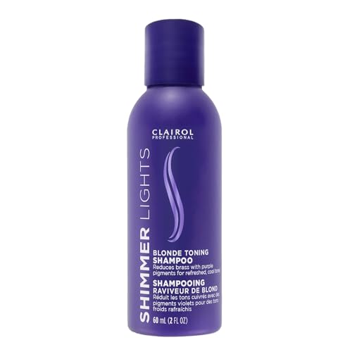 Clairol Professional Shimmer Lights Purple Shampoo for Blonde & Gray Hair