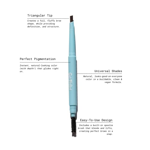 Half Caked Get-Fluffed Brow Definer Pencil - Dual-Ended