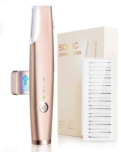 Sonic Dermaplane Razor for Women | LED 14000 RPM Facial Hair Removal