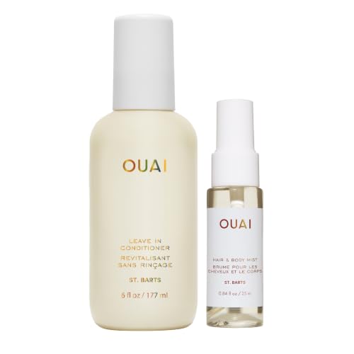 OUAI St. Barts Leave-In Conditioner & Hair Mist Duo Set