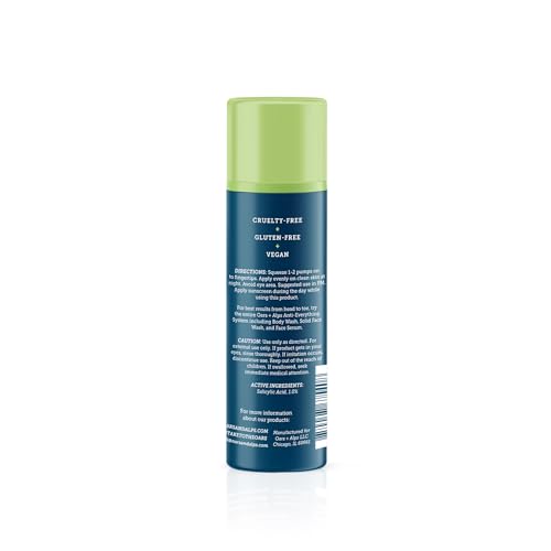 Oars + Alps Anti-Everything Facial Moisturizer with 1.0% Salicylic Acid Anti Acne Treatment, Fragrance Free Acne Fighting Face Moisturizer, Non-Greasy & Free of Parabens + Phthalates, 1.7 fl. oz