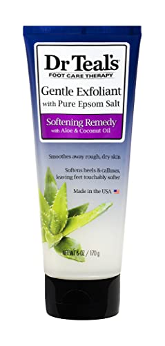 Dr. Teal's Gentle Exfoliant Foot Scrub with Pure Epsom Salt - 6 oz