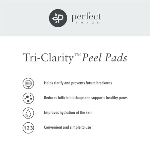 Tri-Clarity Peel Pads, Enhanced with Salicylic Acid, Mandelic Acid, Tea Tree Oil, Green Tea Extract (10% Strength Level)