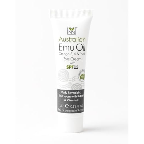 Y-Not Natural Revitalising Eye Cream ? Retinol, Emu Oil, Vitamins A C D E K2, SPF 15 ? Anti-Aging Hydrating Eye Treatment for Wrinkles, Puffiness, Eye Bags, Dark Circles ? 15g/0.53oz ? Clean Skincare