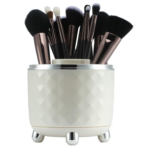 Professional Makeup Brushes Set 17PCS Beauty Tool Kits for Eye Face Foundation Blender Concealer Makeup Brush With Rotating Turnable Holder