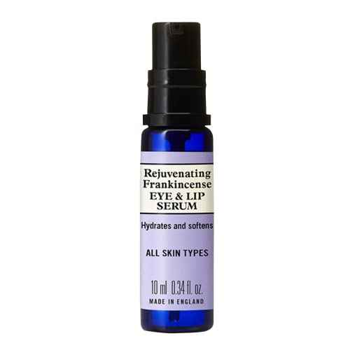 Neal's Yard Frankincense Eye & Lip Serum with Hyaluronic Acid, Aloe Vera & Rosehip Oil, Light & Easily Absorbed, Vegan Approved, Cruelty-Free,10mL