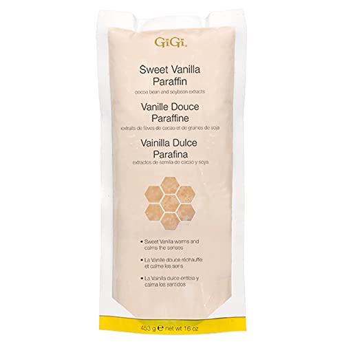 GiGi Sweet Vanilla Paraffin Wax Refill - Moisturizing Therapy 16 oz