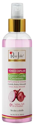 Rose Jolie Onion & Biotin Hair Tonic Spray | Hair Growth & Fall Control