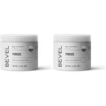 Bevel Beard Balm & Hair Pomade for Waves with Coconut Oil and Shea Butter,Locks in Moisture to Help Reduce Frizz and Breakage,Beard Care for Men,3.4 Oz,(Pack of 2)