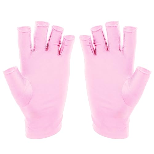 SUNUV UPF 50+ Anti UV Protection Gloves for Gel Nail Lamp