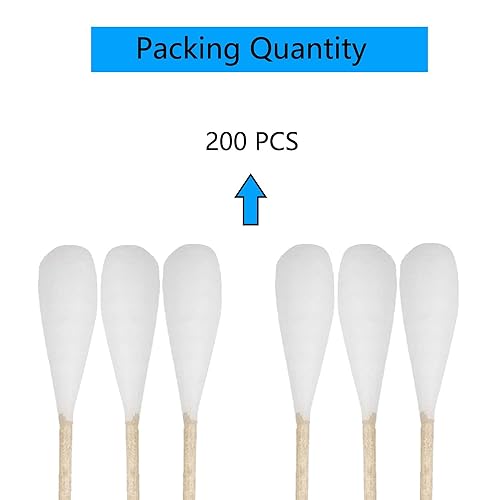Large Cotton Swabs 6 Inch 200pcs Pet Ear Cleaning