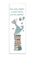 NONETH Six Seven Meme Bookmark for Reading - Funny Book Accessory Gift for Book Lovers