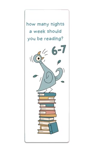 NONETH Six Seven Meme Bookmark for Reading - Funny Book Accessory Gift for Book Lovers