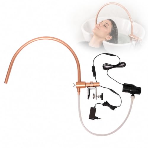Portable Head Spa Water Frame with Pump for Shampoo Sink, Salon Shower Equipment
