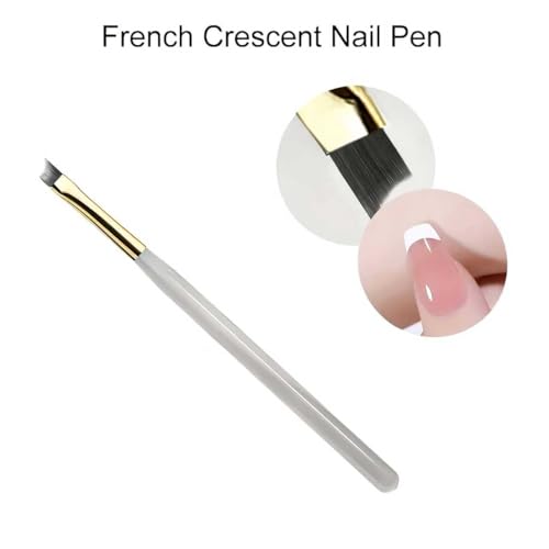 5-Piece Professional Nail Art Brush Set for French Tips & Ombre