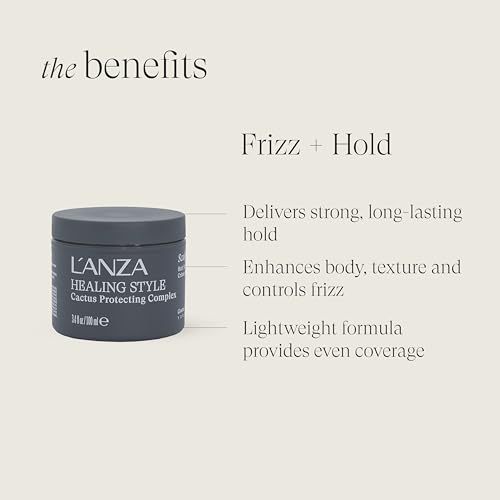 L'ANZA Healing Style Sculpting Paste with Strong Hold Effect, Sculpts & Defines Hair While Styling, With Advanced Control Technology and Natural Ingredients, Suitable for All Hair Types (3.4 Fl Oz)