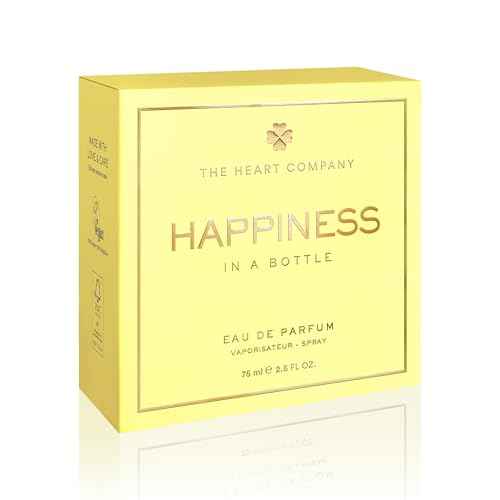 THE HEART COMPANY | Happiness in a bottle | Citrus Perfume for women | Vegan Women's Eau de Parfum | Clean Bergamot Fragrance with Essential Oils 75ml - 2.5 fl oz.