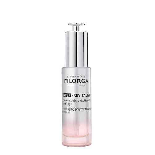 Filorga NCEF-Revitalize Face Serum, Anti-Aging and Skin Strengthening Treatment for Smoother and Brighter Skin Texture with Hyaluronic Acid, Amino Acids, and Coenzymes, 1.01 fl. Oz