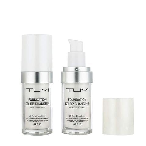 TLM Colour Changing Foundation with SPF 15 - 2 Pack