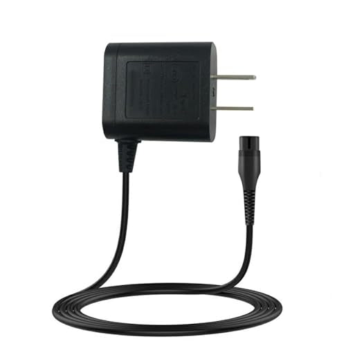 LIANSUM 4.3V Charger Compatible with Philips Norelco One Blade Trimmer QP2520 OneBlade QP2522 QP2515 MG3740 MG3720 QG3330 Hybrid Electric Shaver Power Adapter A00390 Power Cord (Fits QP2520 Only)