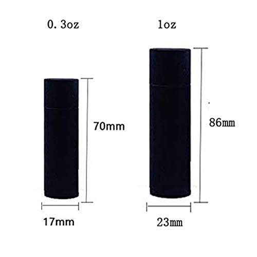 10 Pcs 1oz Cardboard Lip Balm Tubes Kraft Paper Lipstick Tube Empty Lip Gloss Containers Refillable Chapstick Container Round Paper Solid Tube for DIY Cosmetic Samples Lotion Deodorant,Brown