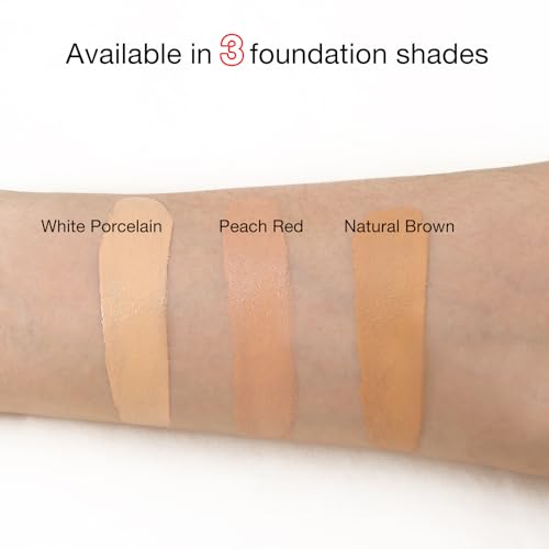 Concealer Foundation with Puff - Waterproof Full Coverage