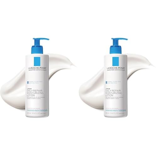 La Roche-Posay Lipikar Body Lotion Daily Repair Moisturizing Cream,Fragrance Free Body Moisturizer with Shea Butter,Body-Lotion for Dry Skin,Moisturizing for Sensitive Skin,(Pack of 2)