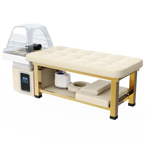 Professional Head Spa Massage Table with Water Circulation & Fumigation