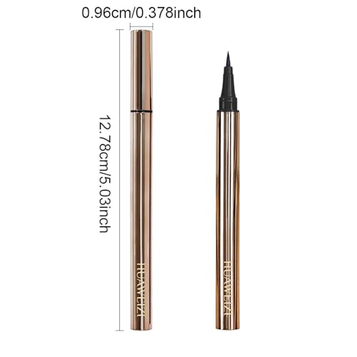 Liquid Eyeliner 2 Pack - Black Matte, Ultra Fine Tip, Waterproof