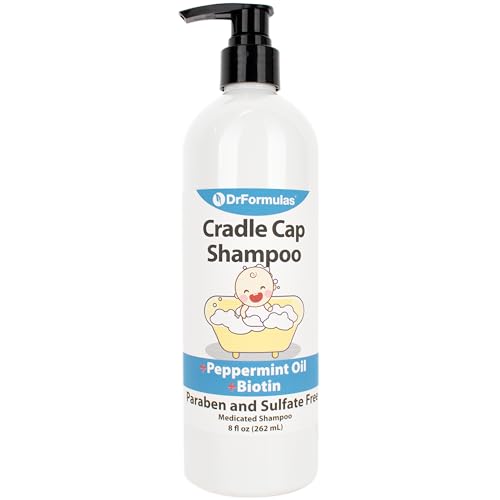 DrFormulas Medicated Cradle Cap Shampoo & Conditioner Set for Babies & Infants
