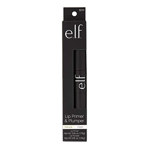 e.l.f. Lip Primer & Plumper 0.11oz Cinnamon Scent, No Smudge, All-Day Lip Color