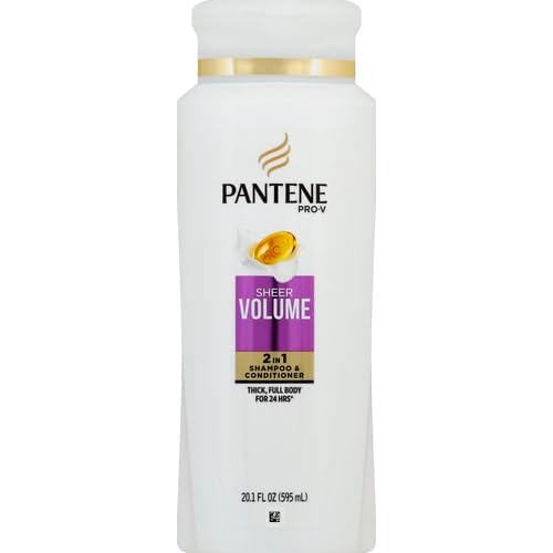 Pantene Pro-V Sheer Volume 2 in 1 Shampoo & Conditioner, 20.1 fl oz