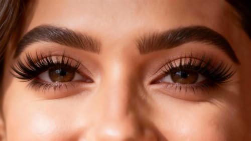 Dorisue Black Fox Eye Lash Extension Kit - 180PCS Pre-Glued Fluffy Wispy Lashes