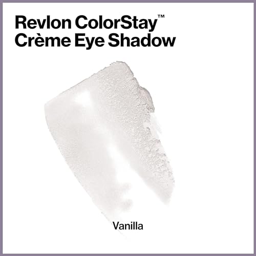 REVLON Cr?me Eyeshadow, ColorStay 24 Hour Eye Makeup, Highly Pigmented Cream Formula in Blendable Matte & Shimmer Finishes, 750 Vanilla, 0.18 Oz