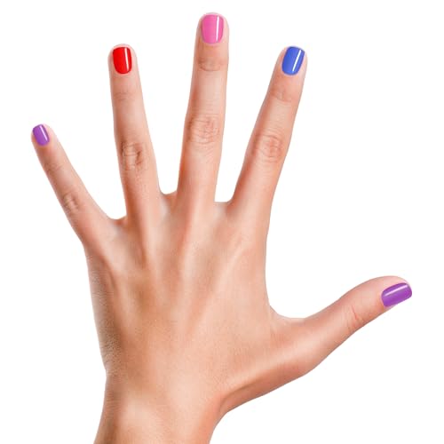 Piggy Paint Kids Non-Toxic Water-Based Scented Nail Polish Set (4 Pack)