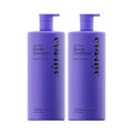 Eva NYC Purple Shampoo and Conditioner Set - Gentle, Anti-Brass Formula for Blonde, Gray, and Lightened Hair - Adds Shine, and Deep Conditions - Ginger Rose Scent - Value Size - 31 fl oz (Pack of 2)