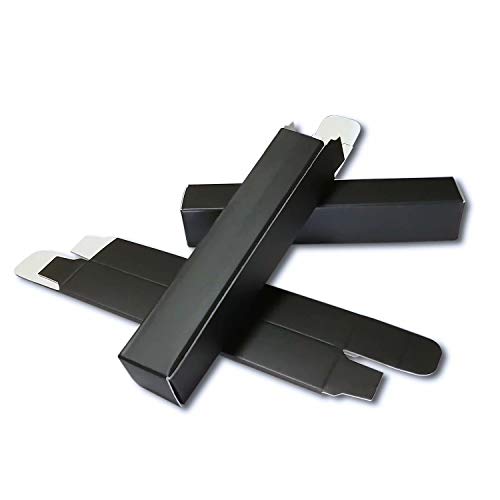 50 Pcs Black Kraft Lip Gloss Boxes 4.72x0.78 inch