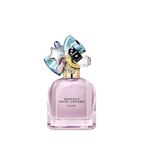 Marc Jacobs Perfect Elixir Eau de Parfum ? Ambery Floral Women's Perfume ? With Notes of Purple Rhubarb, Golden Amber Woods & Vanilla Bean Extract - Vegan Fragrance