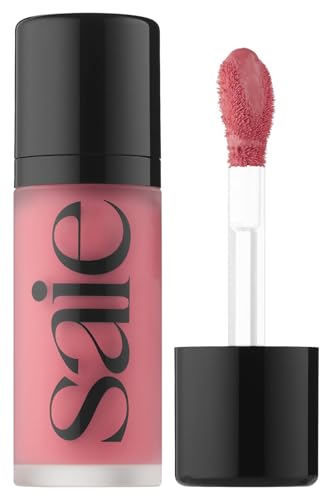 Saie Dew Liquid Blush Stick - Hydrating Cream Blush, Natural Flush
