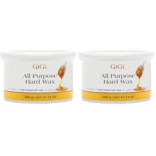 GiGi All Purpose Hard Wax , 14 Ounce (Pack of 2)