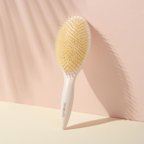 Boar Bristle Hair Brush - Detangling & Shine | The Hair Edit