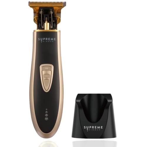 Supreme Trimmer T-Shaper ST5210 | Professional Barber Trimmer Hair Clippers for Men | Cordless Hair Trimmer Zero Gapped Liner Beard Trimmer | Gold