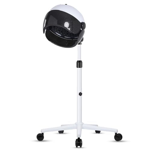 Professional Hooded Hair Dryer with Stand & Wheels
