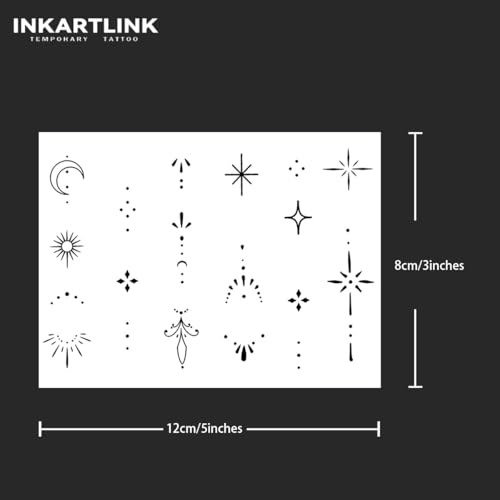 Semi-Permanent Tattoo Sheets - 2 Pack Waterproof